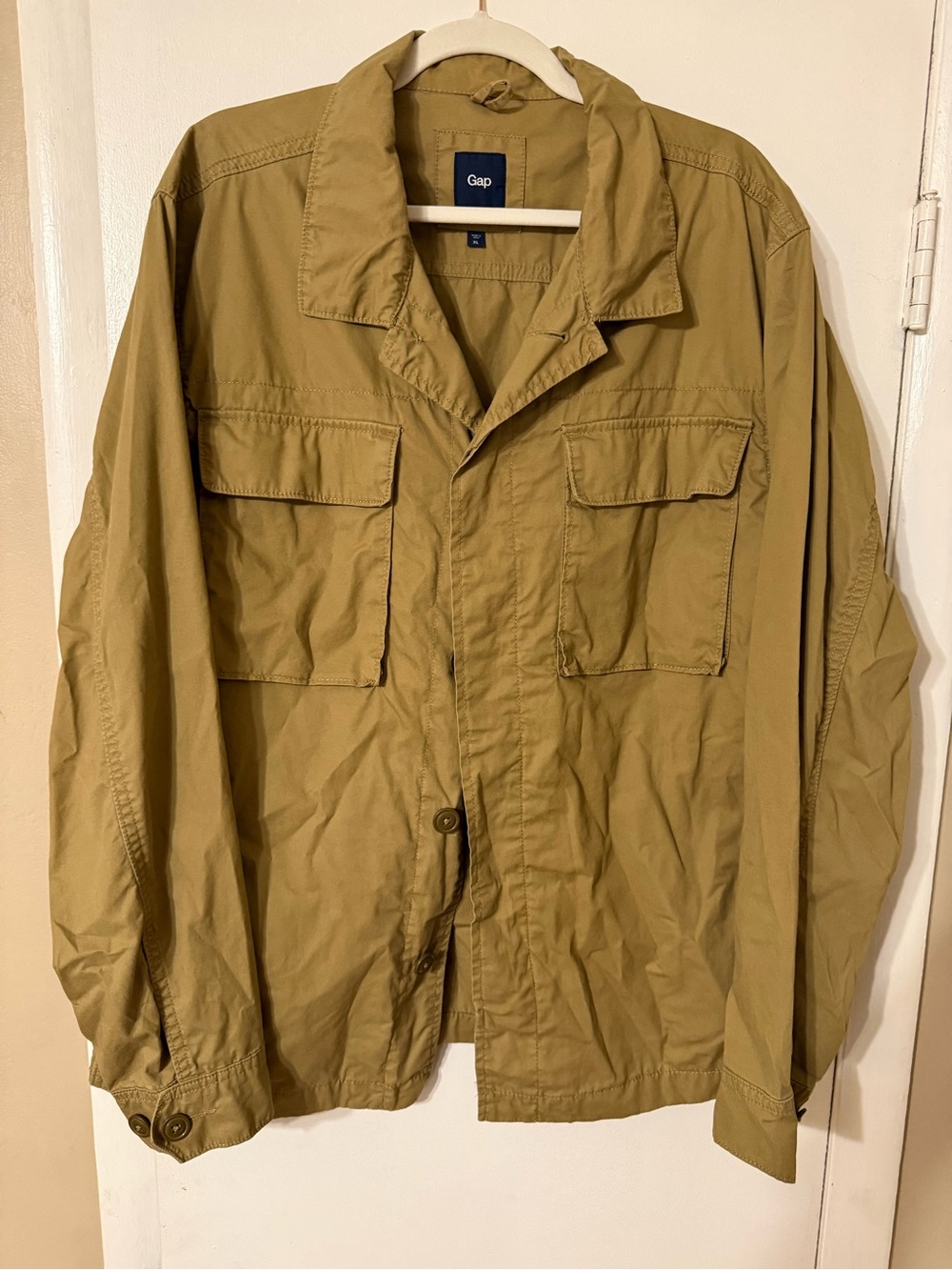 GAP Men's Military Field Jacket in Olive